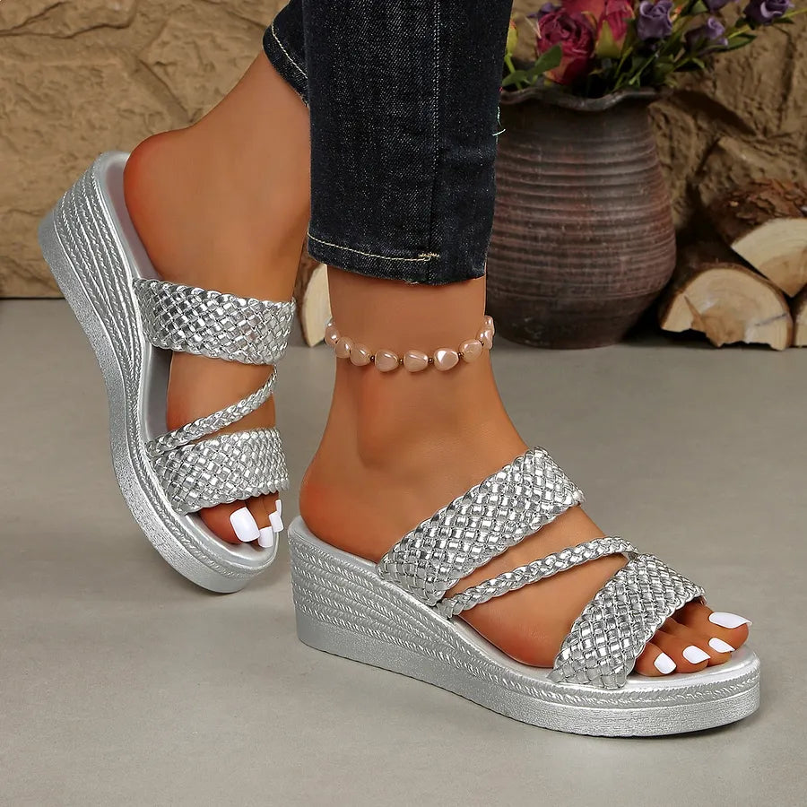 Karin - Platform Wedge Sandal