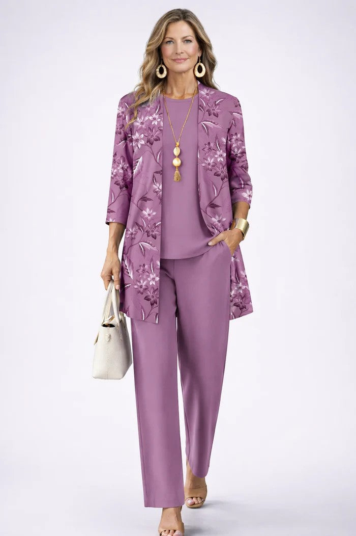 Lily - Three-Piece Shirt, Vest & Trouser Set