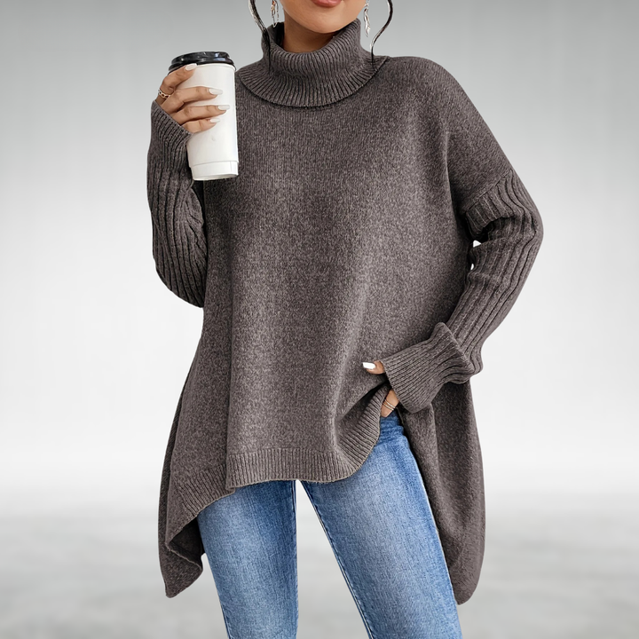 Valentina – High-Neck Pullover Top