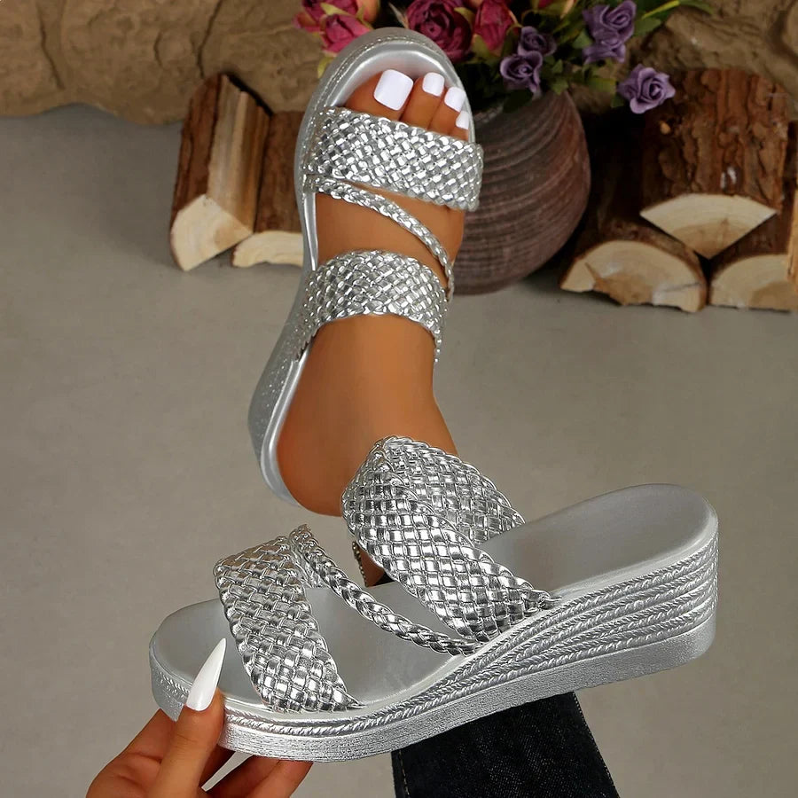 Karin - Platform Wedge Sandal