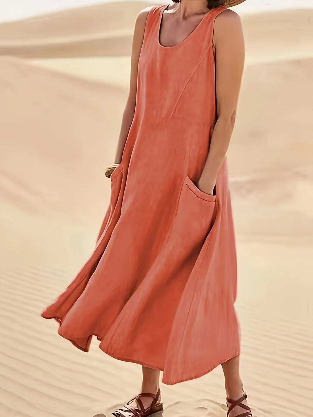 Niamh - Vintage A-Line Maxi Dress