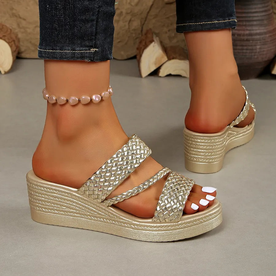 Karin - Platform Wedge Sandal