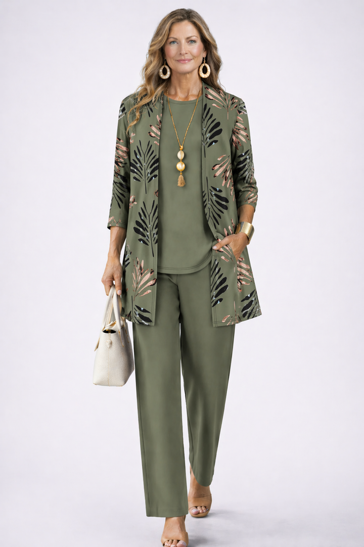 Lily - Three-Piece Shirt, Vest & Trouser Set