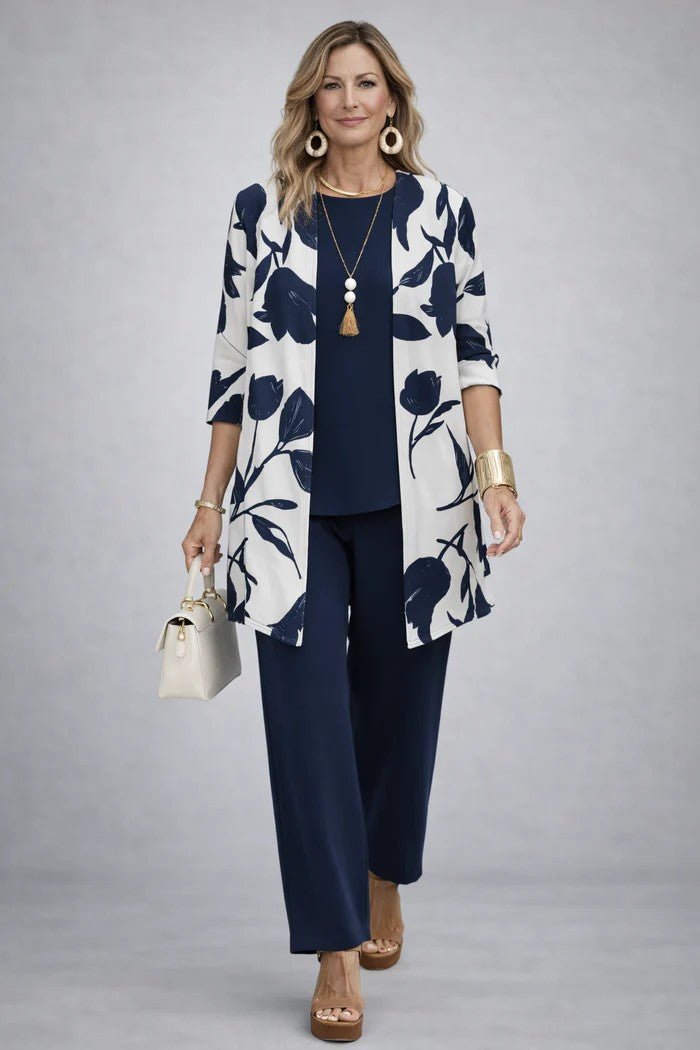 Lily - Three-Piece Shirt, Vest & Trouser Set