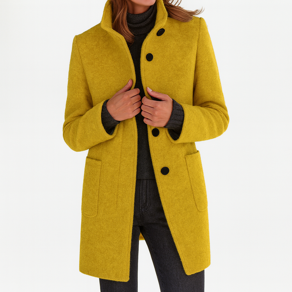 Aria – Stand Collar Relaxed Jacket