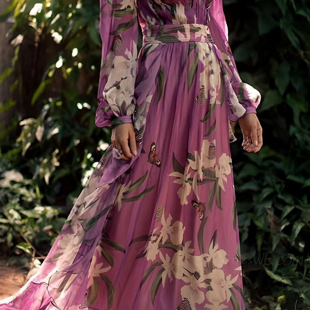 Saoirse - Floral Fairy Maxi Dress