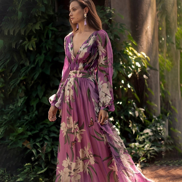 Saoirse - Floral Fairy Maxi Dress