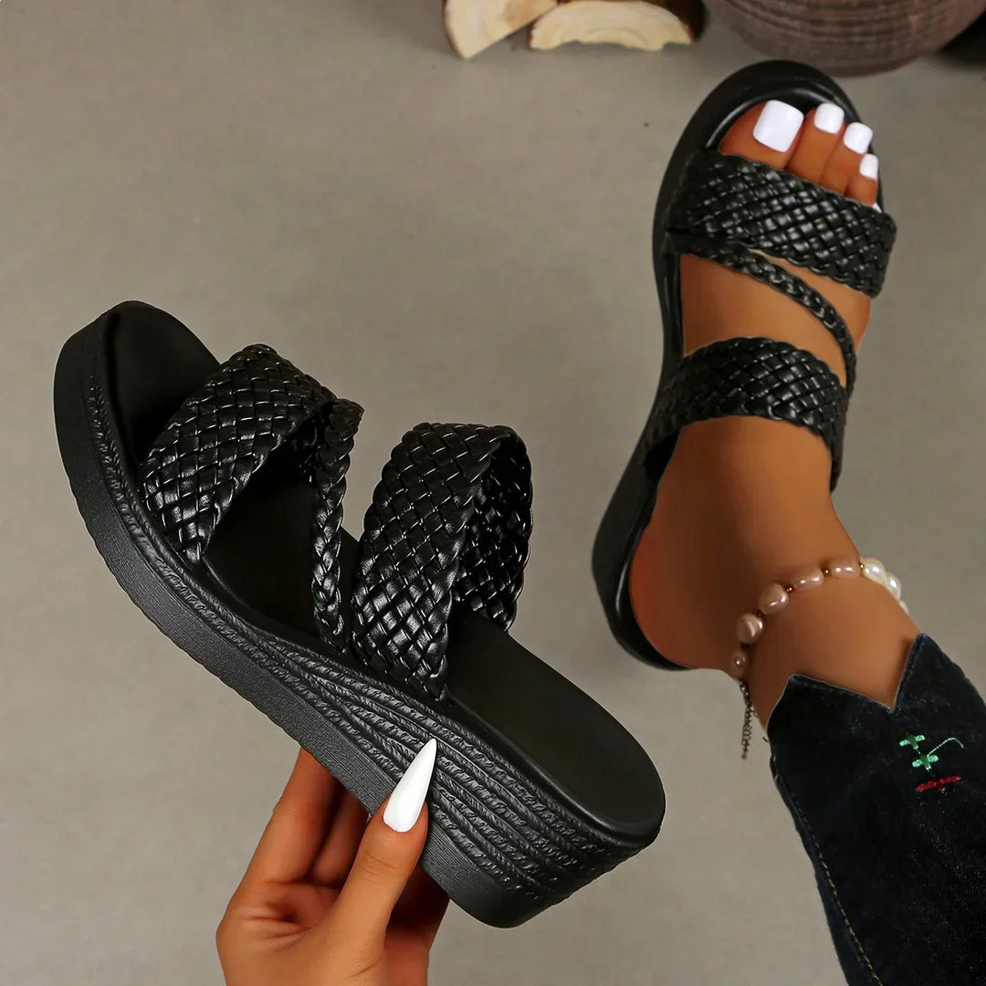 Karin - Platform Wedge Sandal
