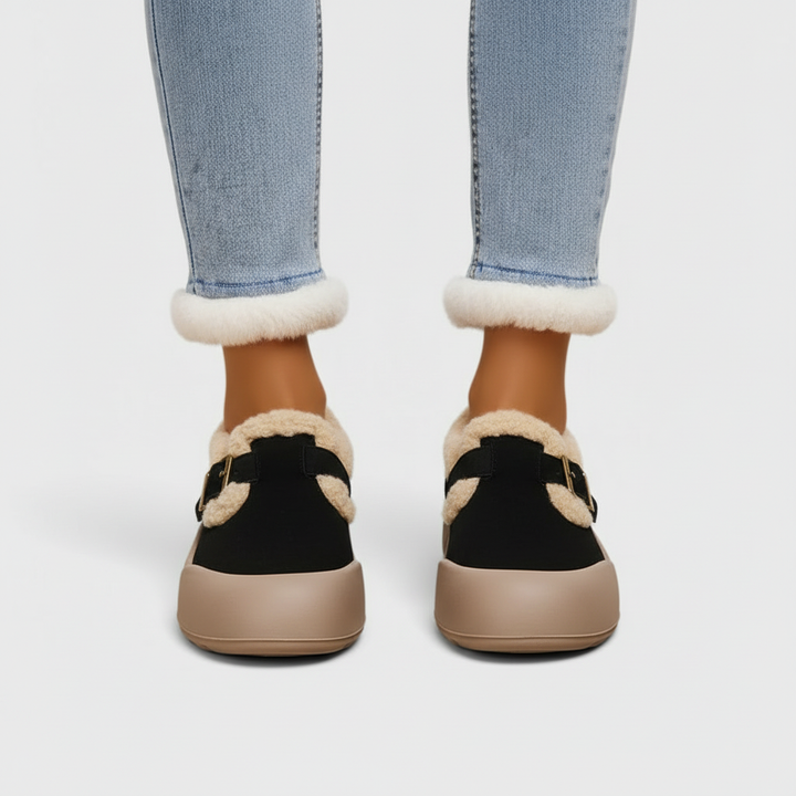 Selma Teddy Buckle Shoes
