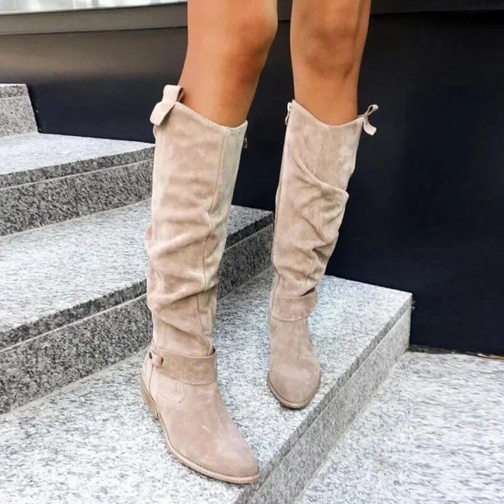 Siobhán - Knee-High Block Heel Boots