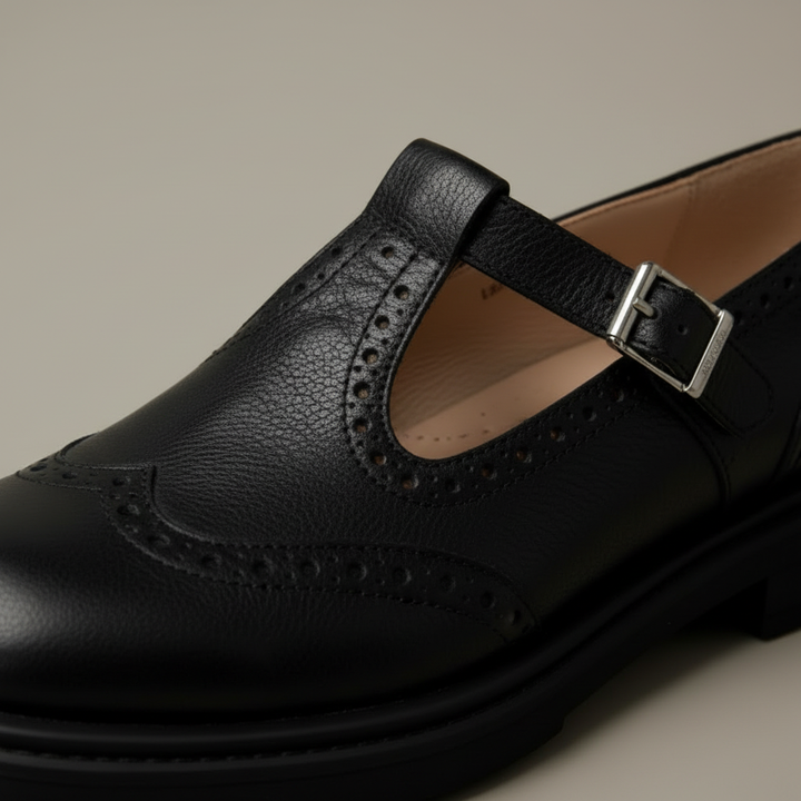 Celeste Brogue T-Bar Loafer