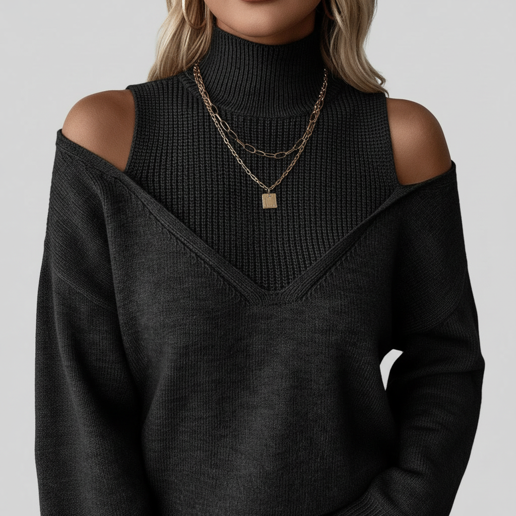 Élise Layered Knit Sweater