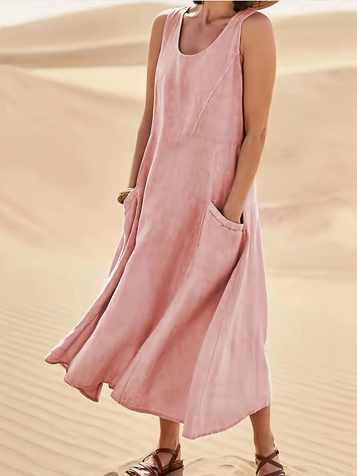 Niamh - Vintage A-Line Maxi Dress