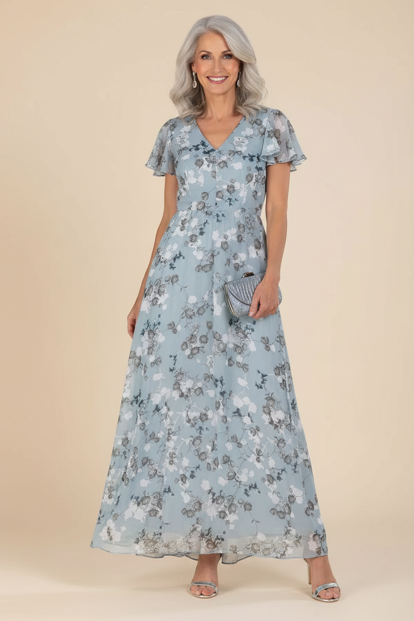Aoife - Floral Swing Maxi Dress