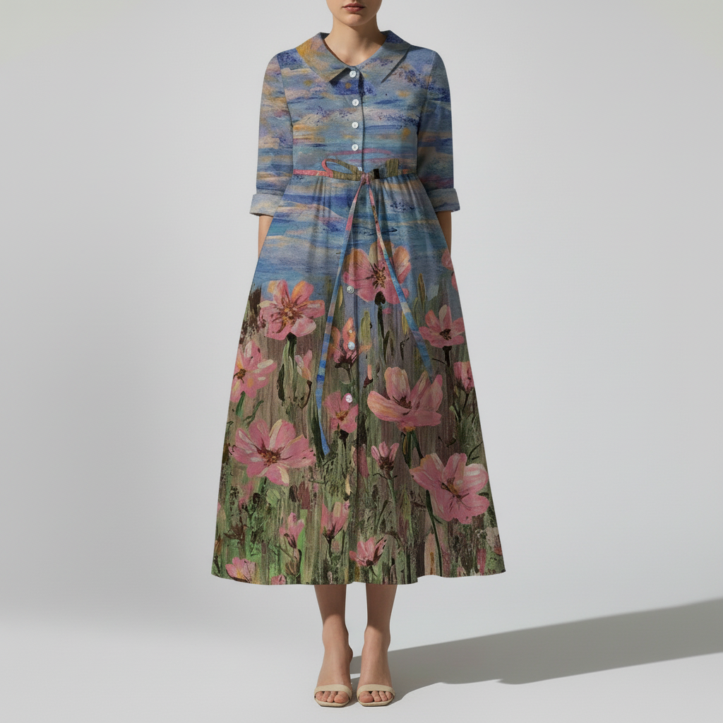 Celeste Garden Maxi Dress