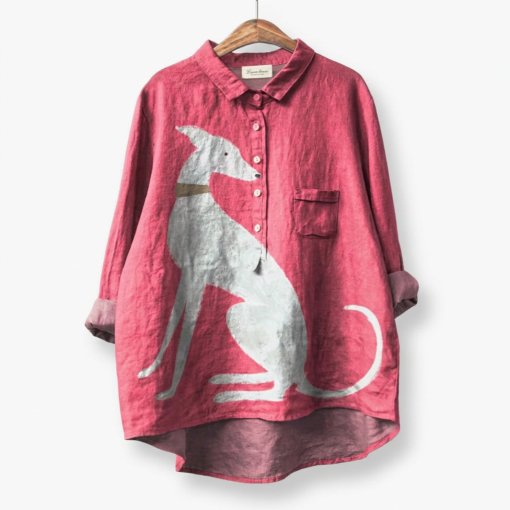 Kenzie – Dog Print Top