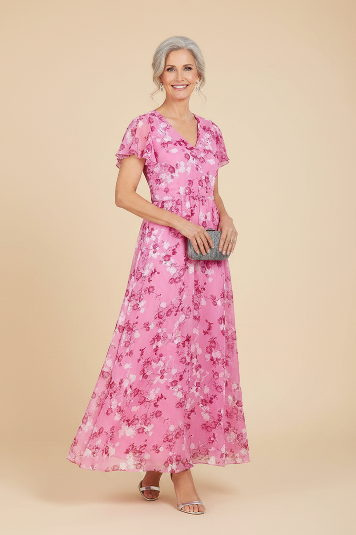 Aoife - Floral Swing Maxi Dress