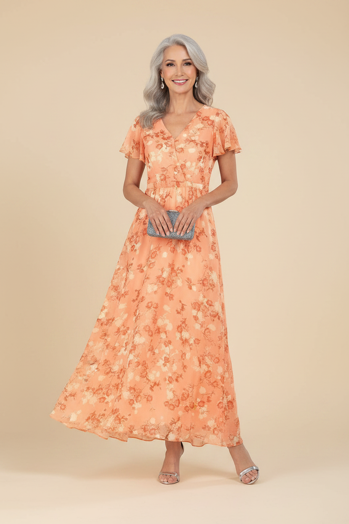 Aoife - Floral Swing Maxi Dress