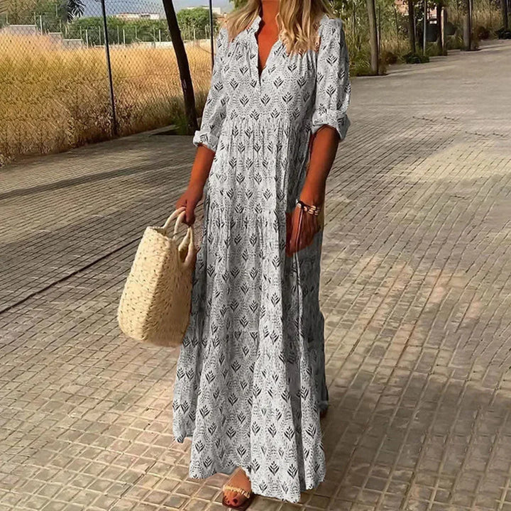 Celeste - Pleated Maxi Dress