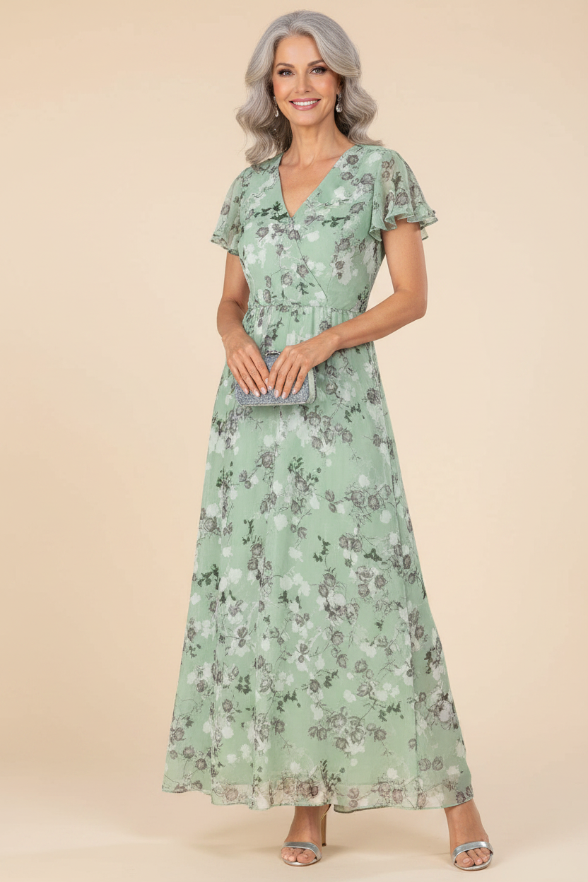 Aoife - Floral Swing Maxi Dress
