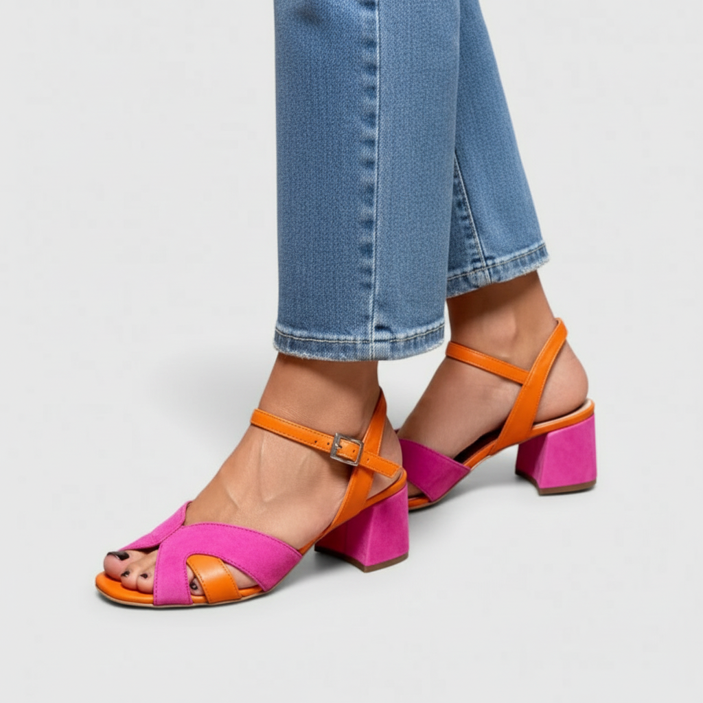 Scarlet Block Heel Sandal