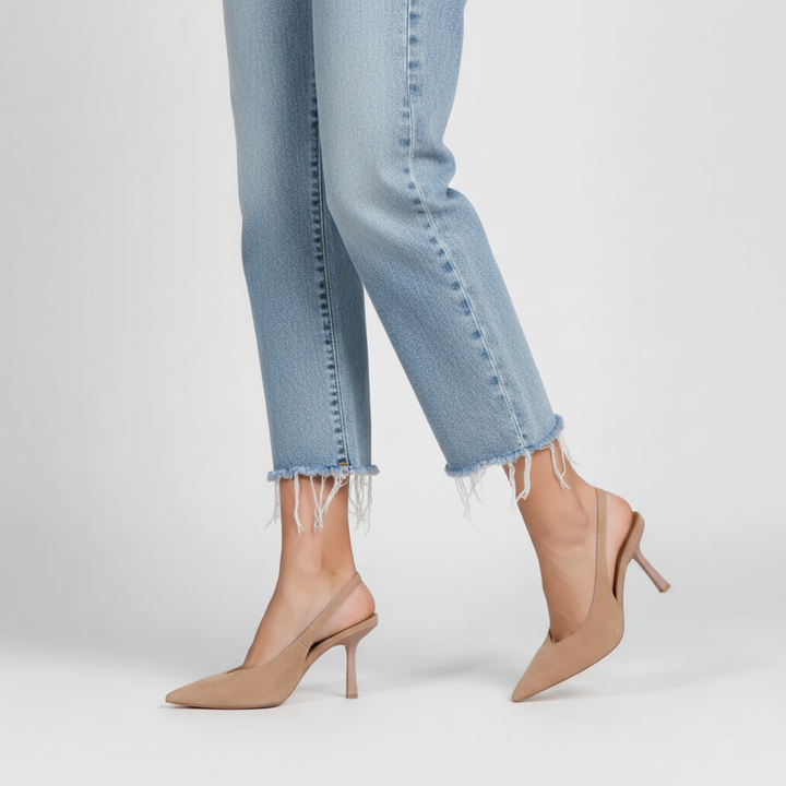 Celeste Suede Slingback Heel