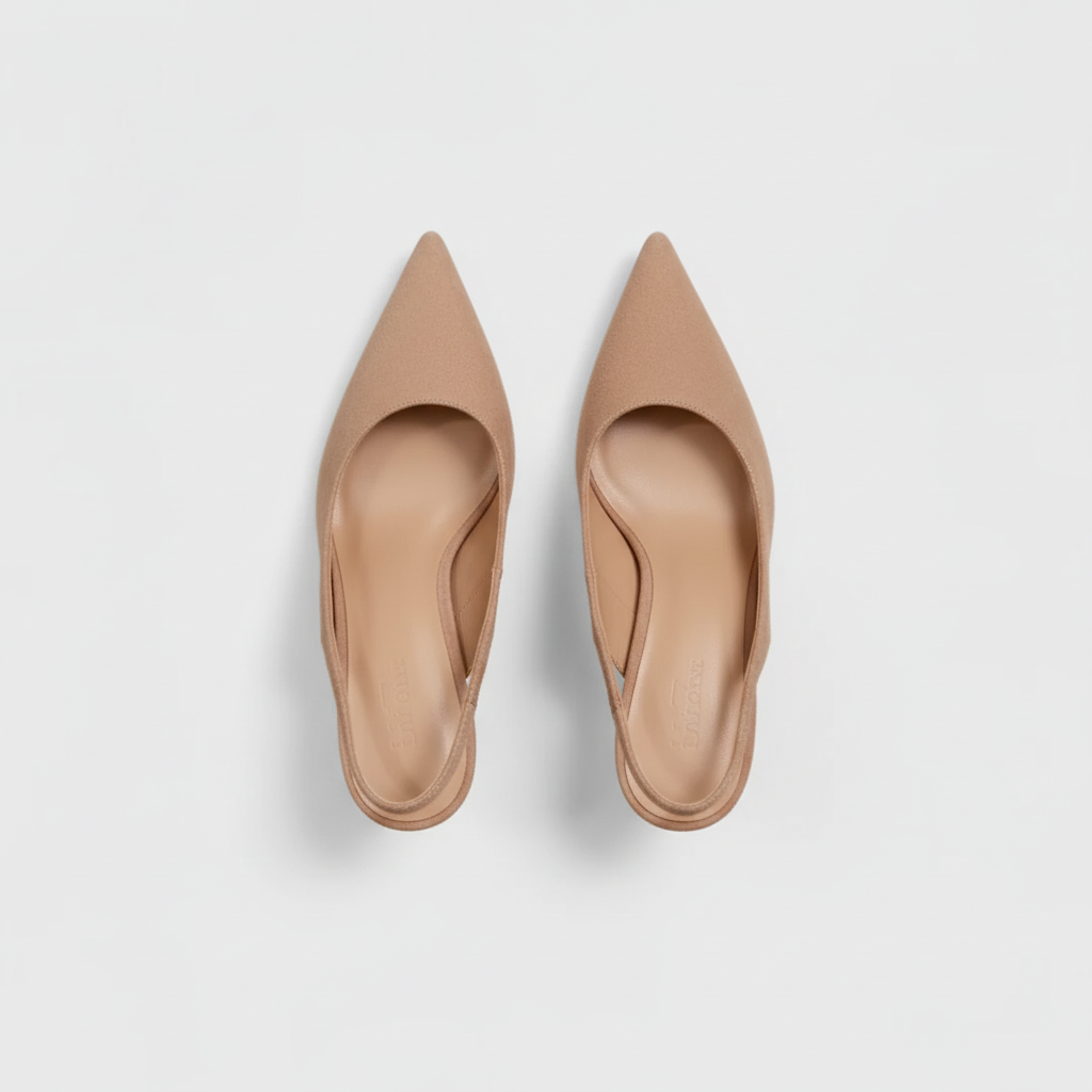 Celeste Suede Slingback Heel